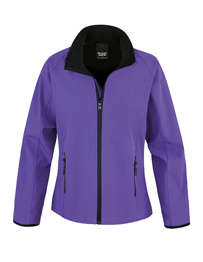 Soft Shell Jacket -  Ladies / Paragliding for life - Farbe: Purple
